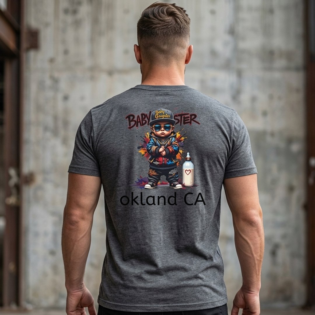 BABY GANGSTER™ Oakland CA Logo Tee — Retro Baby Gangster Vibes T-Shirt - Image 10