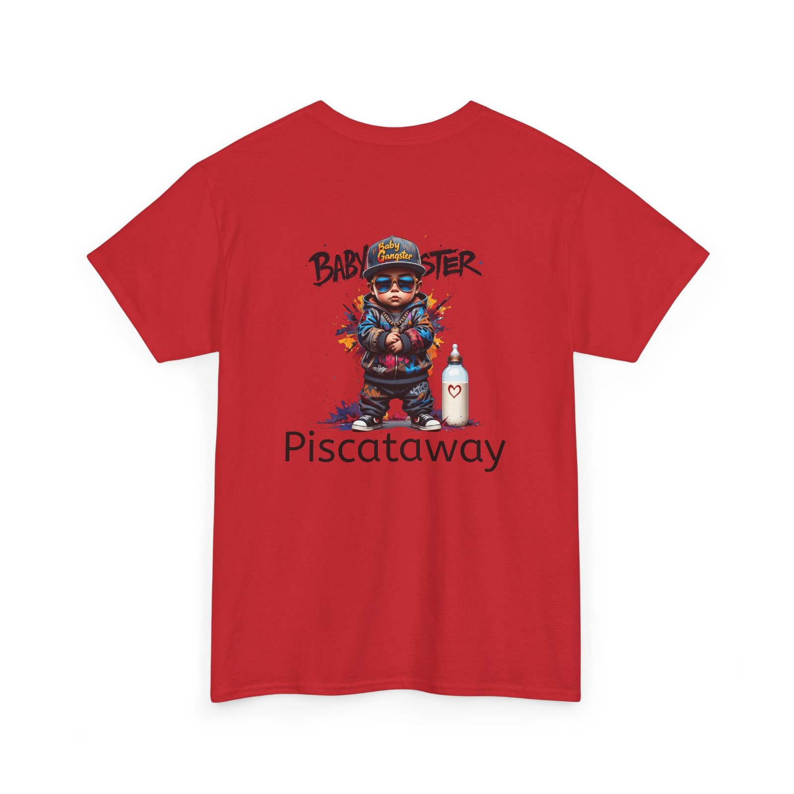 Baby Gangster 'Piscataway' Graphic Tee — Retro Streetwear Gangster Character T‑Shirt - Image 22