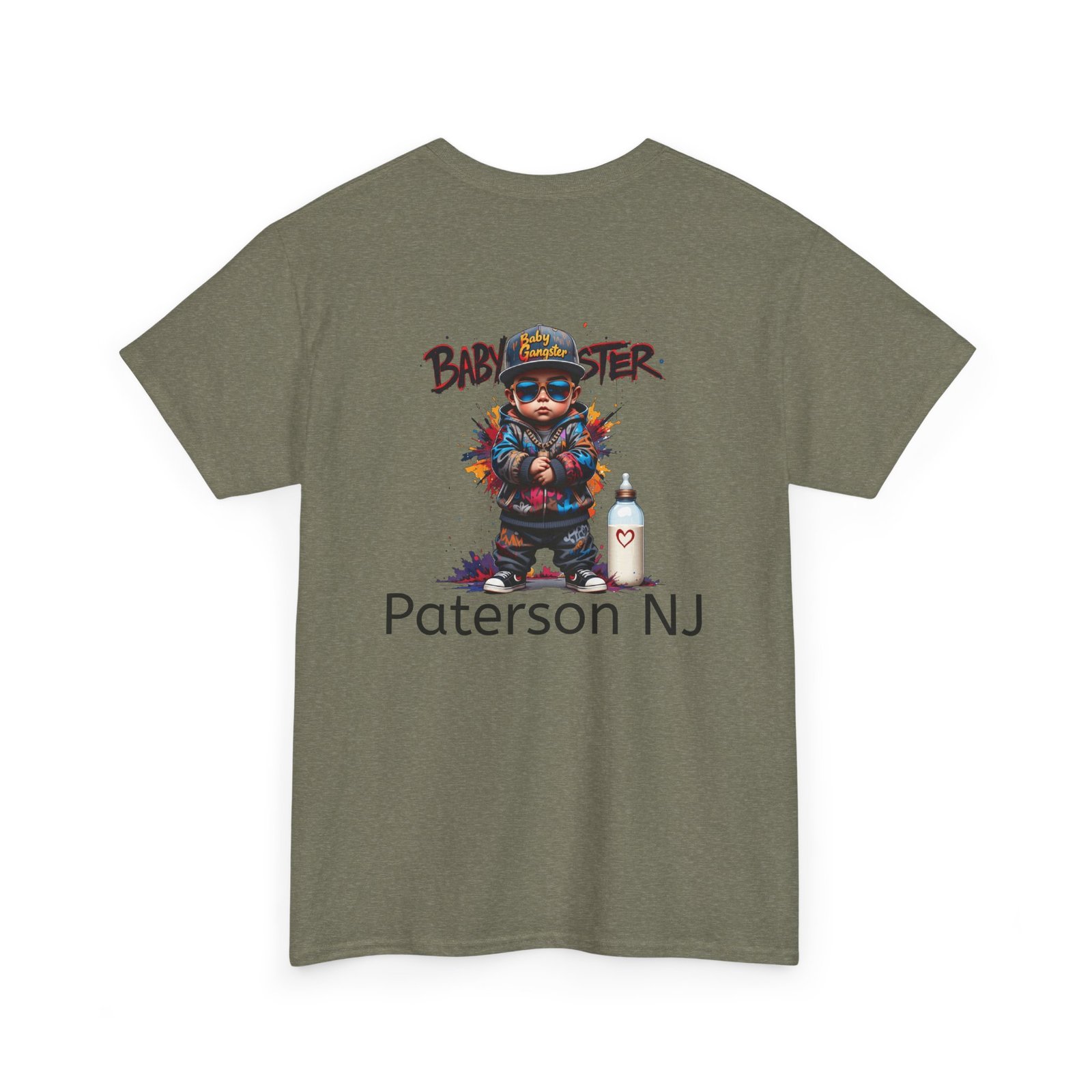 Baby Gangster Paterson NJ T‑Shirt — Urban Baby Character Tee - Image 16