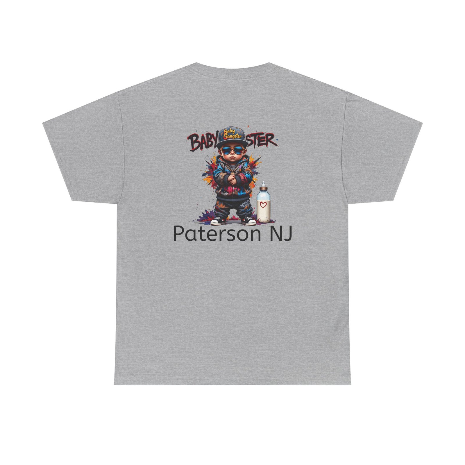 Baby Gangster Paterson NJ T‑Shirt — Urban Baby Character Tee - Image 10