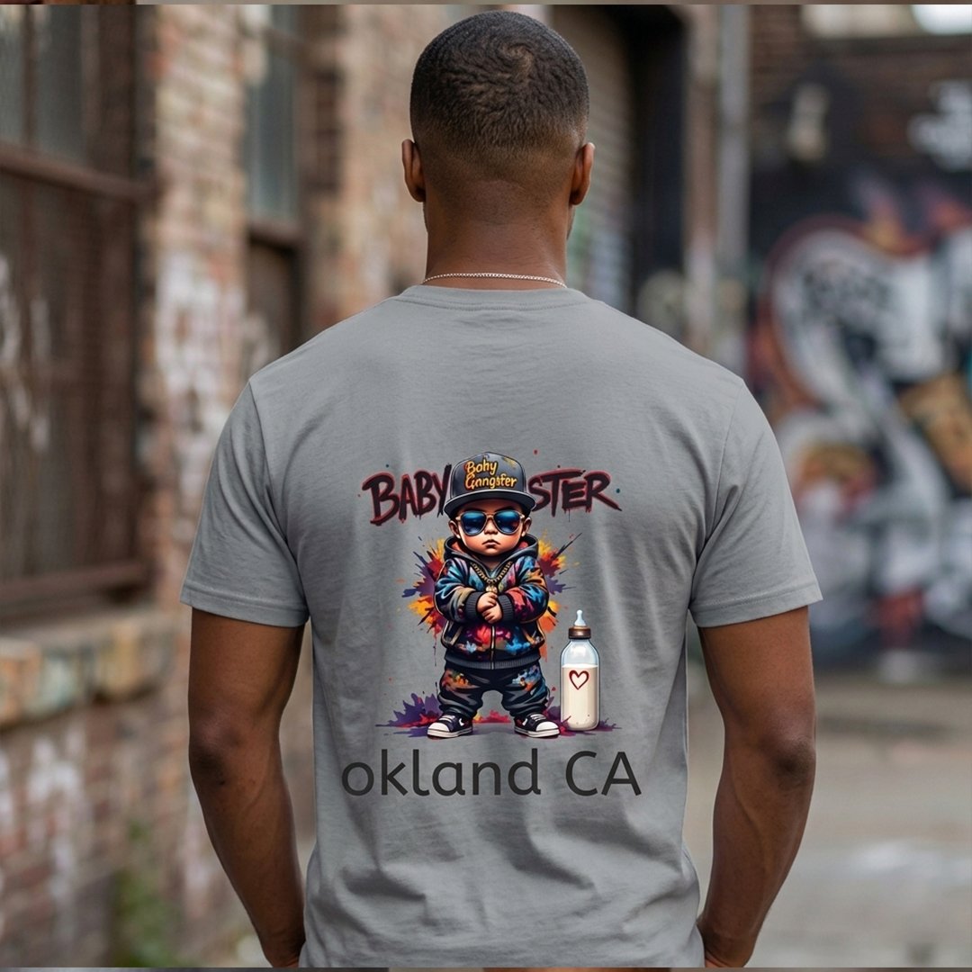 BABY GANGSTER™ Oakland CA Logo Tee — Retro Baby Gangster Vibes T-Shirt - Image 16