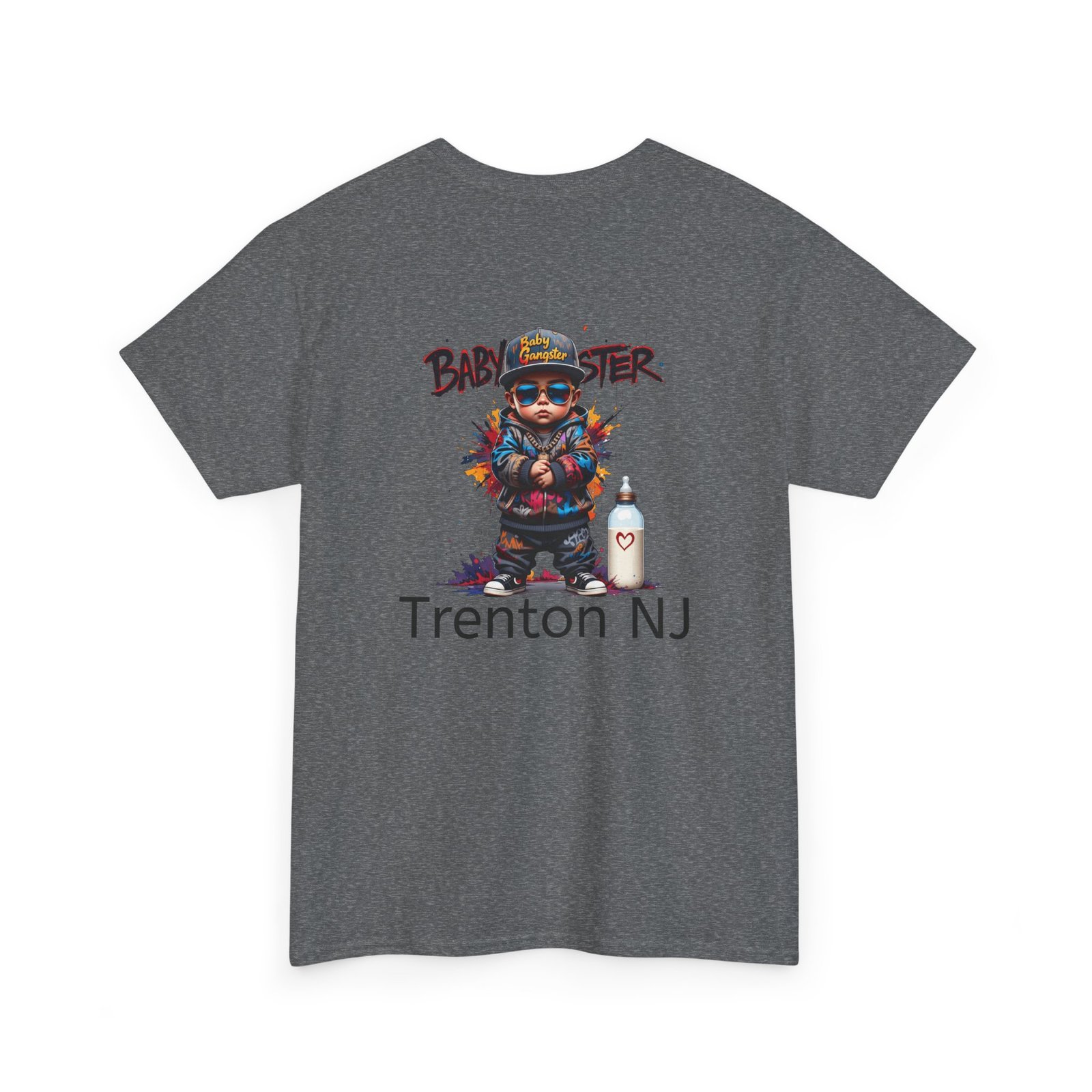 T-Shirt — "Baby Gangster" Trenton NJ Graphic Tee - Image 32