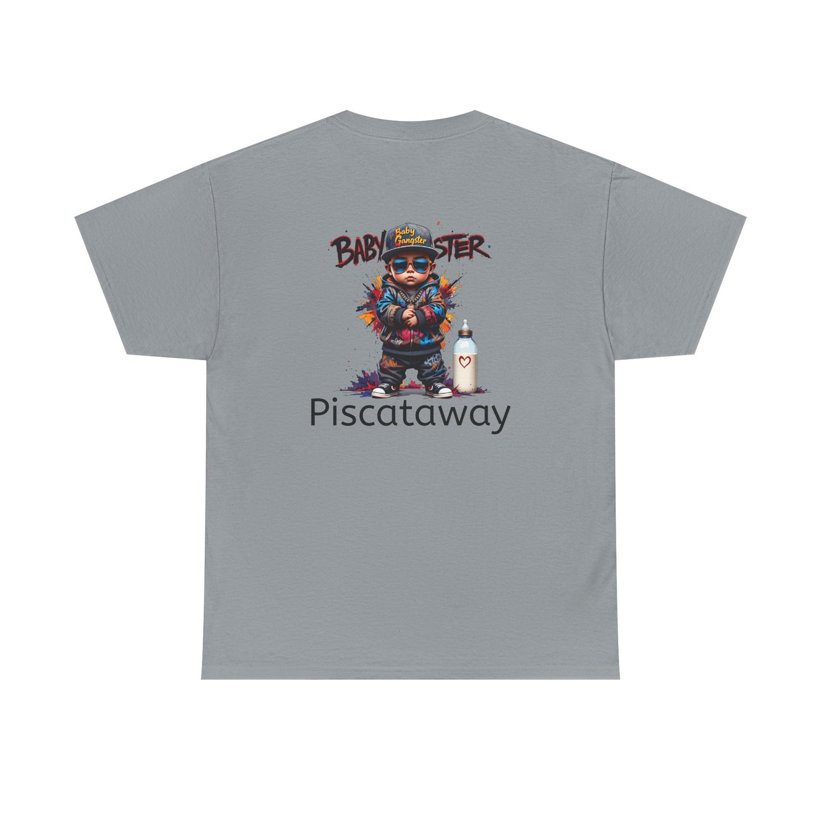Baby Gangster 'Piscataway' Graphic Tee — Retro Streetwear Gangster Character T‑Shirt - Image 16