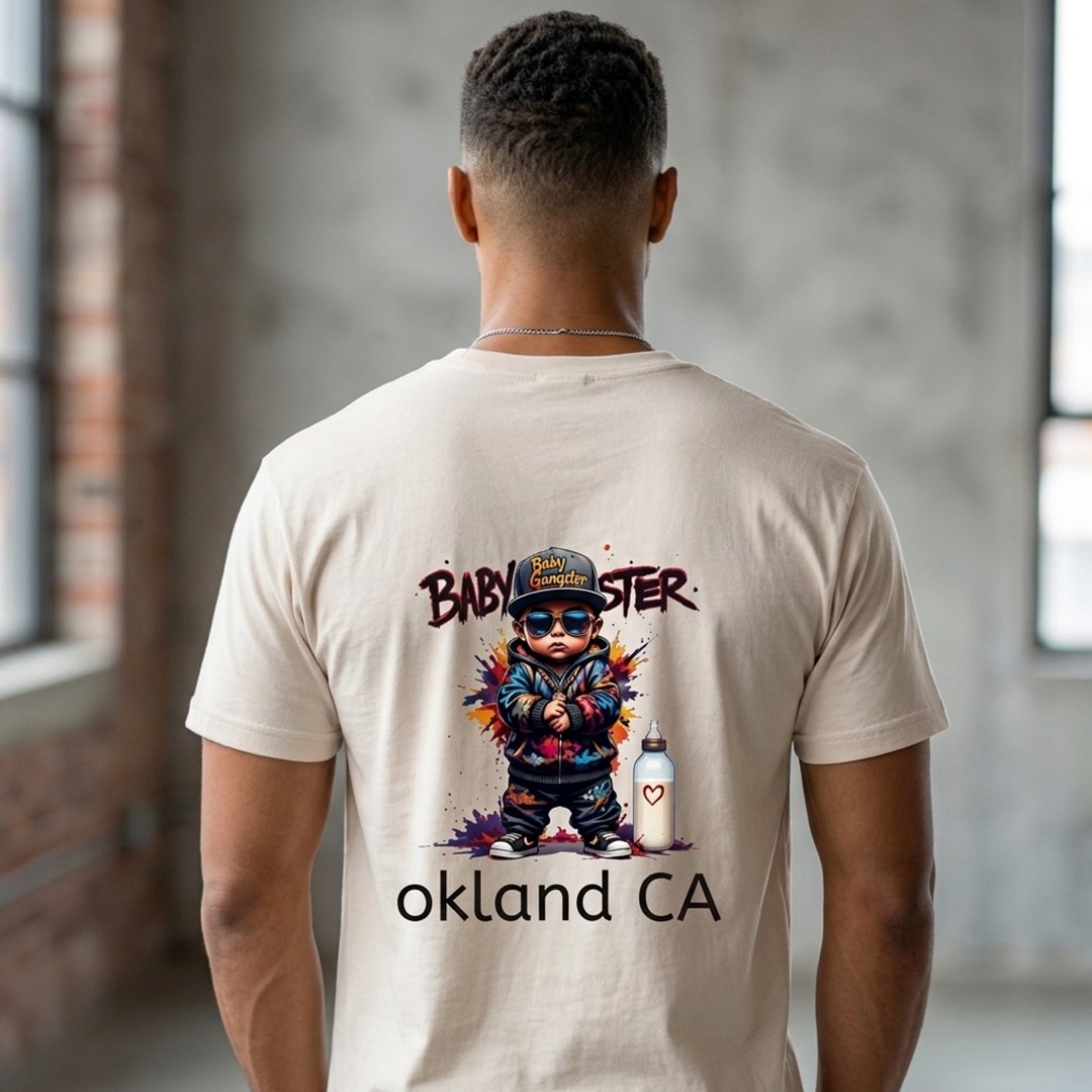 BABY GANGSTER™ Oakland CA Logo Tee — Retro Baby Gangster Vibes T-Shirt - Image 20