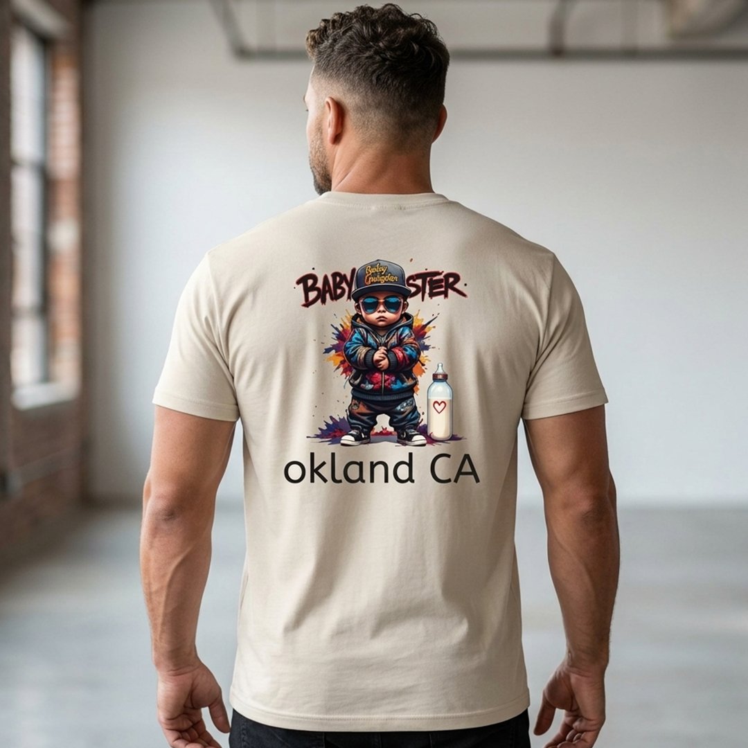 BABY GANGSTER™ Oakland CA Logo Tee — Retro Baby Gangster Vibes T-Shirt - Image 24