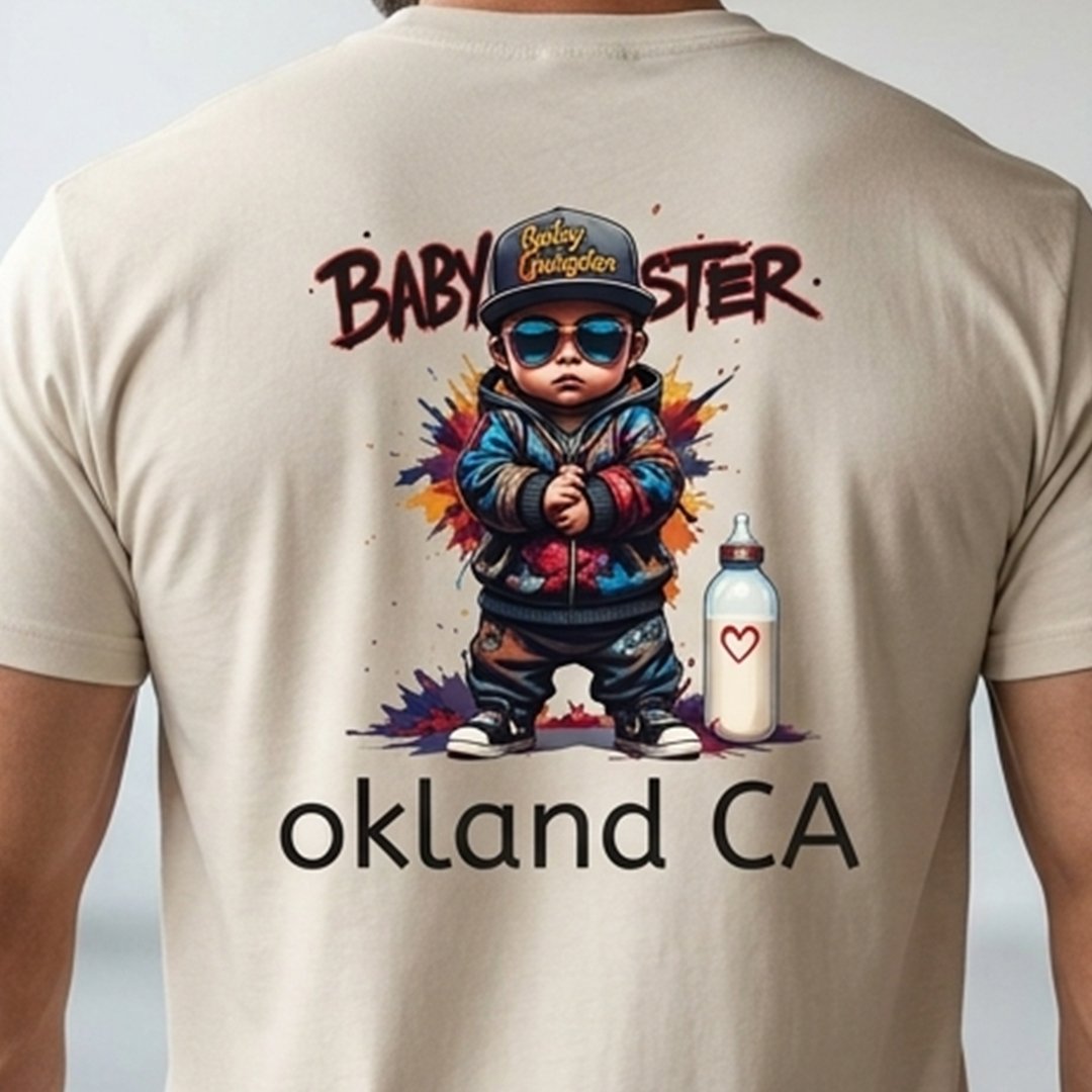 BABY GANGSTER™ Oakland CA Logo Tee — Retro Baby Gangster Vibes T-Shirt - Image 25