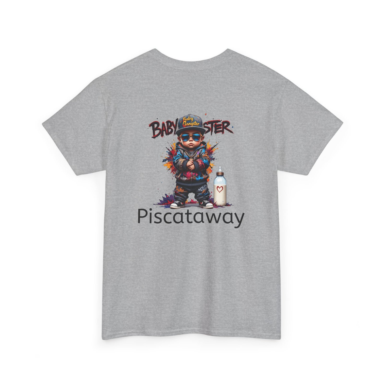 Baby Gangster 'Piscataway' Graphic Tee — Retro Streetwear Gangster Character T‑Shirt - Image 14