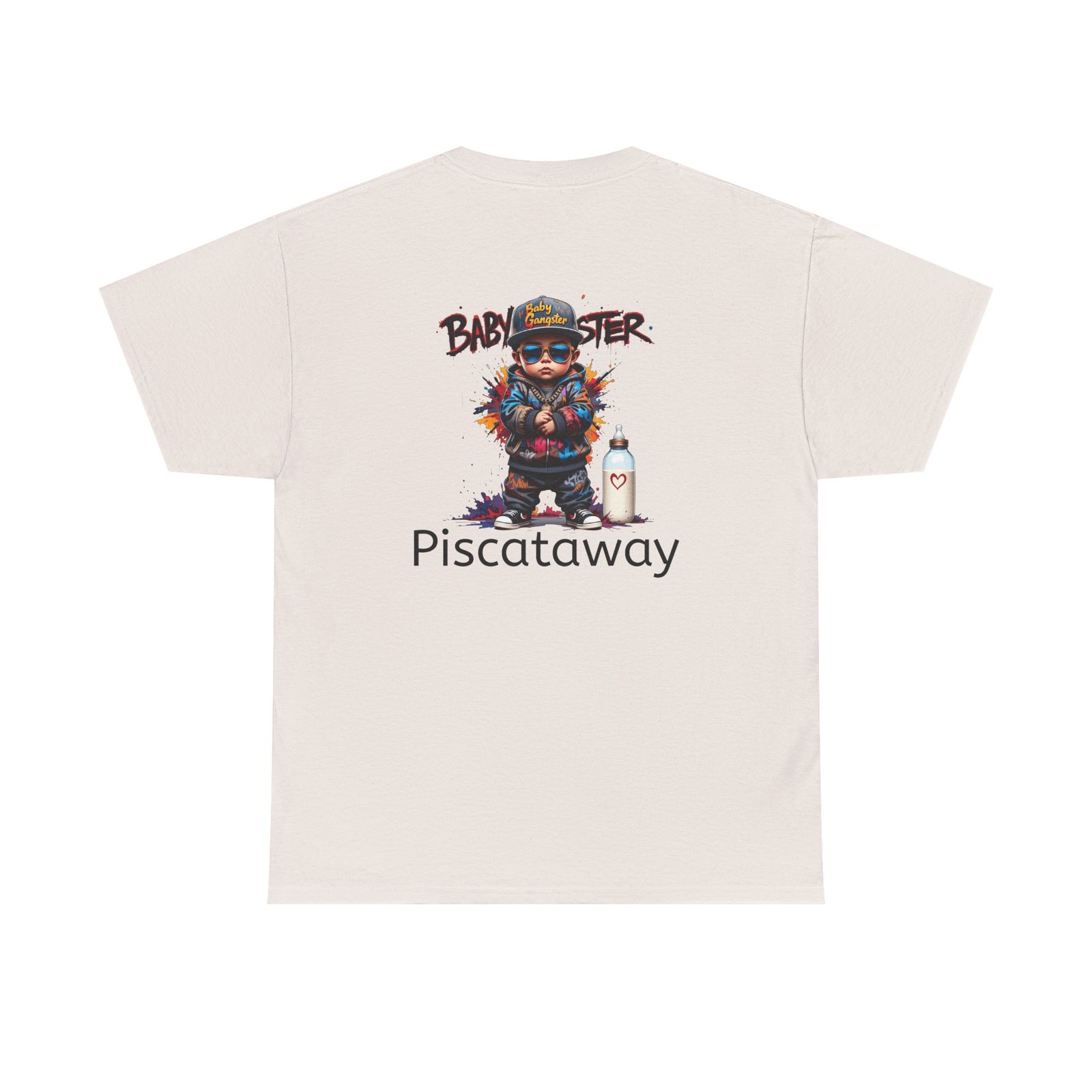 Baby Gangster 'Piscataway' Graphic Tee — Retro Streetwear Gangster Character T‑Shirt - Image 8