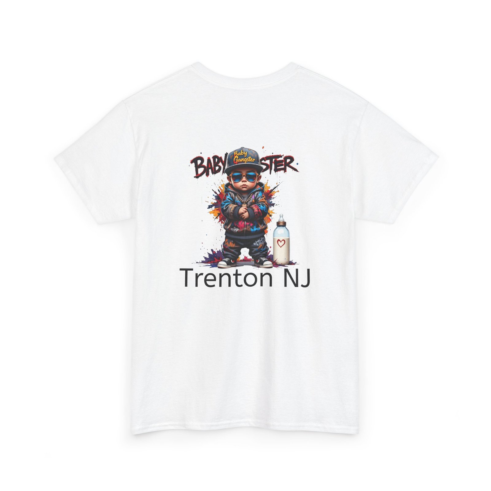 T-Shirt — "Baby Gangster" Trenton NJ Graphic Tee - Image 4