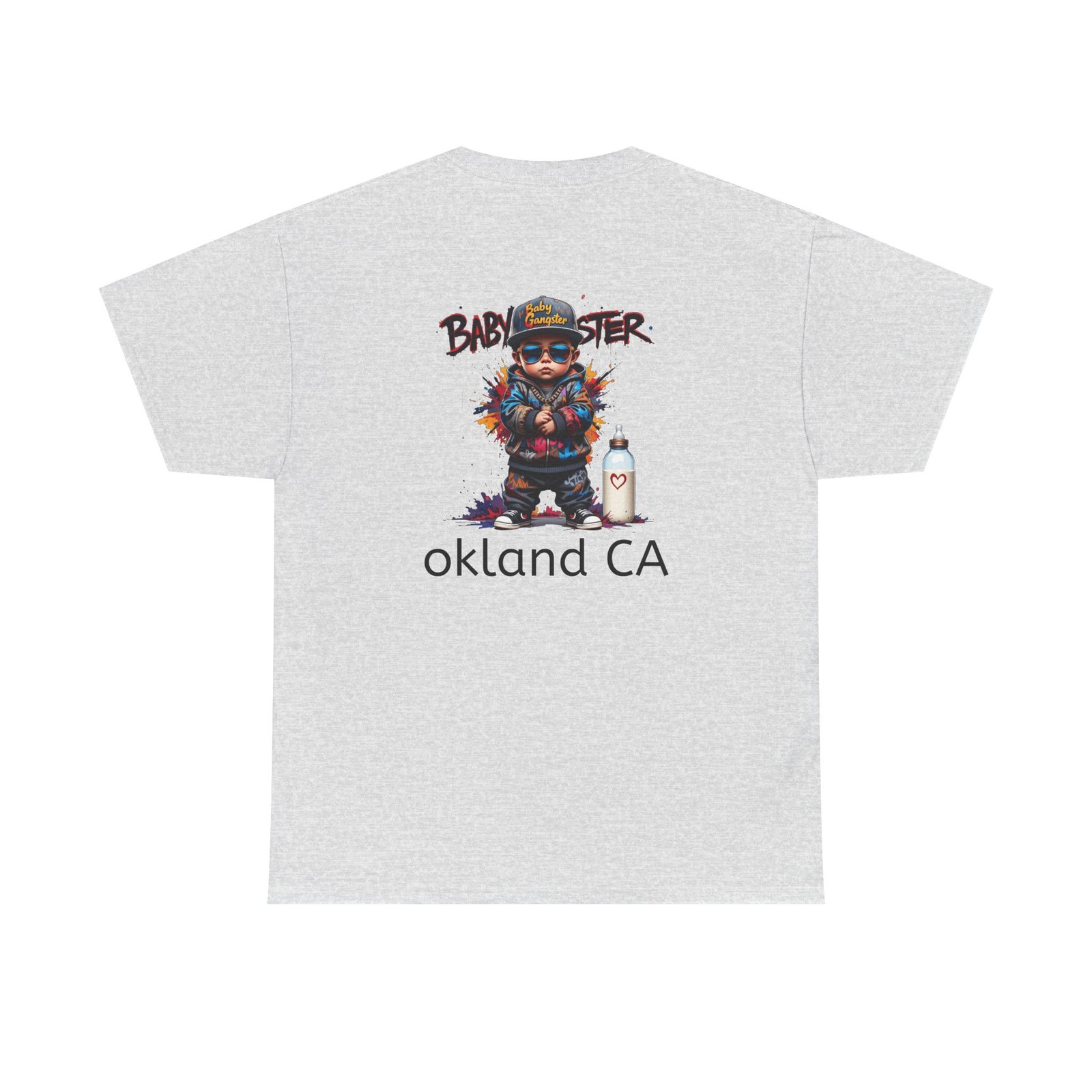 Baby Gangster Oakland CA Logo Tee — Retro Baby Gangster Vibes T-Shirt - Image 6