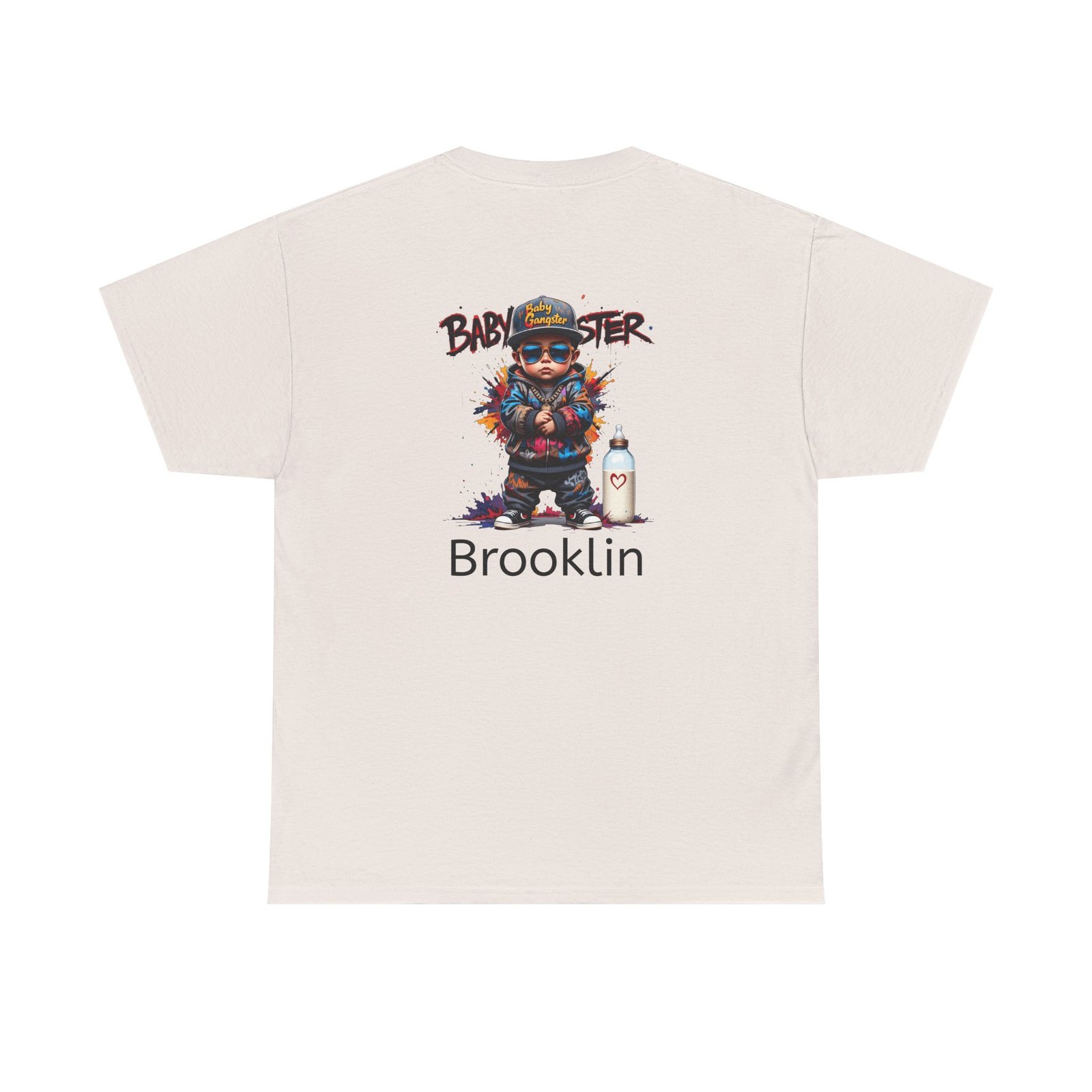 Brooklin Baby Gangster Tee — Graphic Gangster Streetwear T‑Shirt - Image 8