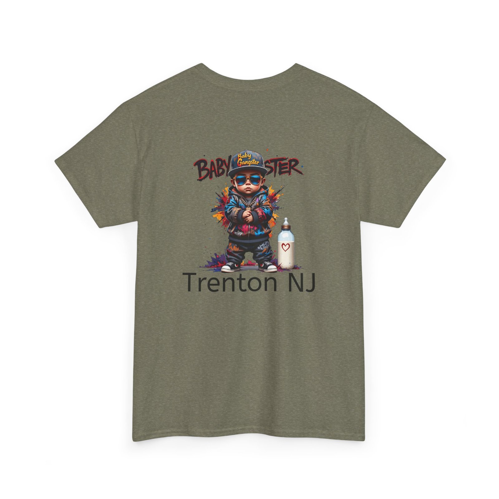 T-Shirt — "Baby Gangster" Trenton NJ Graphic Tee - Image 24