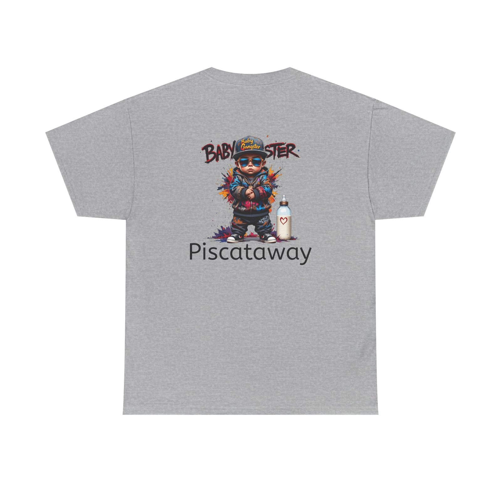 Baby Gangster 'Piscataway' Graphic Tee — Retro Streetwear Gangster Character T‑Shirt - Image 12