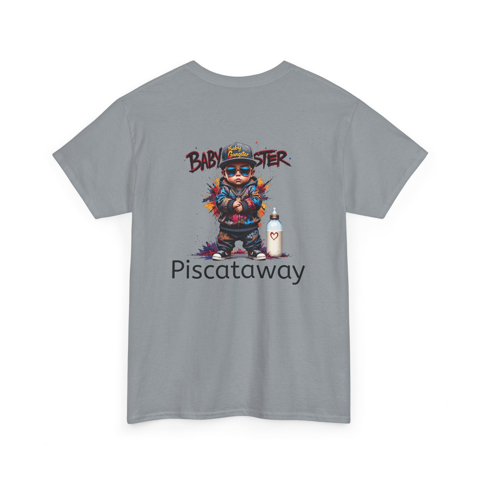 Baby Gangster 'Piscataway' Graphic Tee — Retro Streetwear Gangster Character T‑Shirt - Image 18