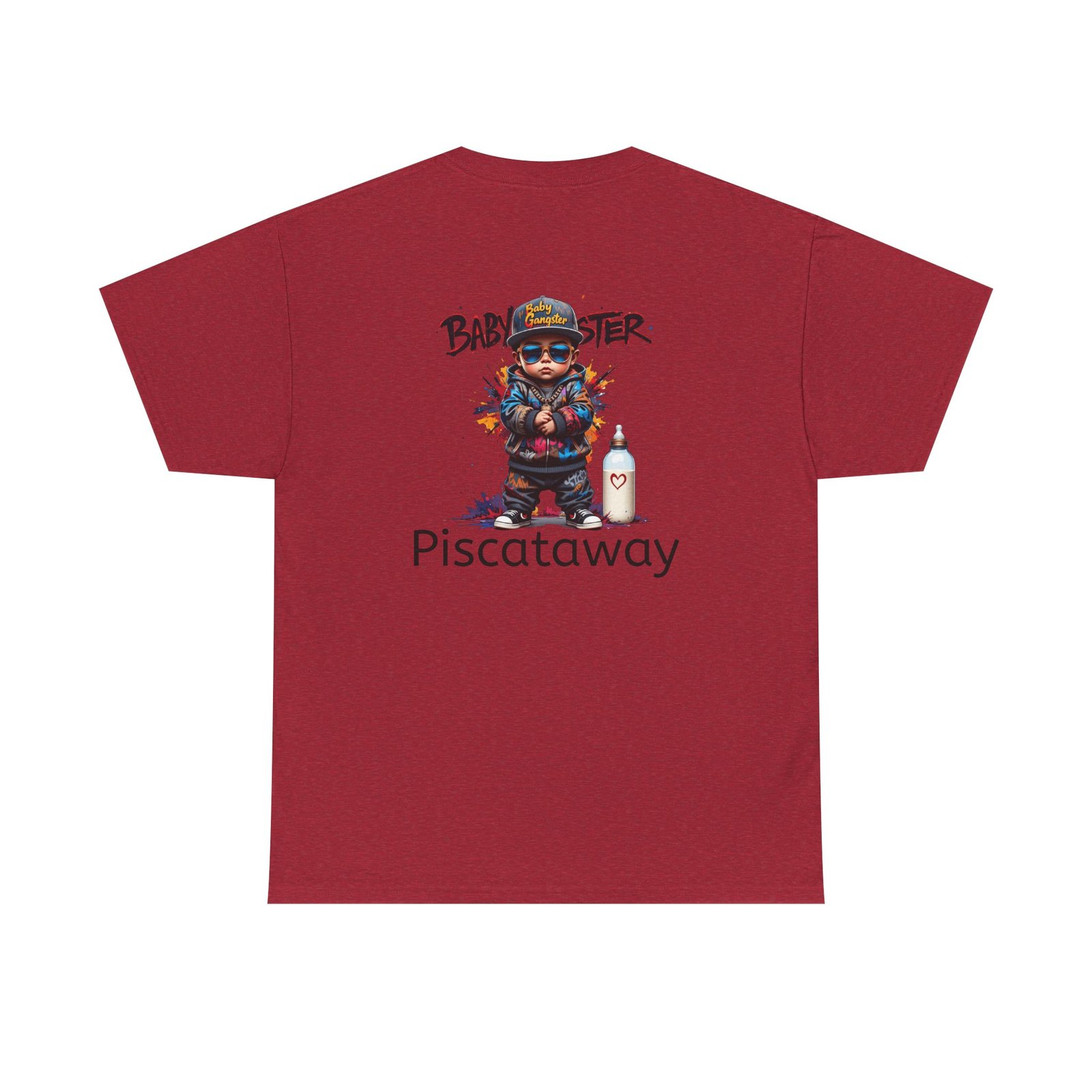 Baby Gangster 'Piscataway' Graphic Tee — Retro Streetwear Gangster Character T‑Shirt - Image 24