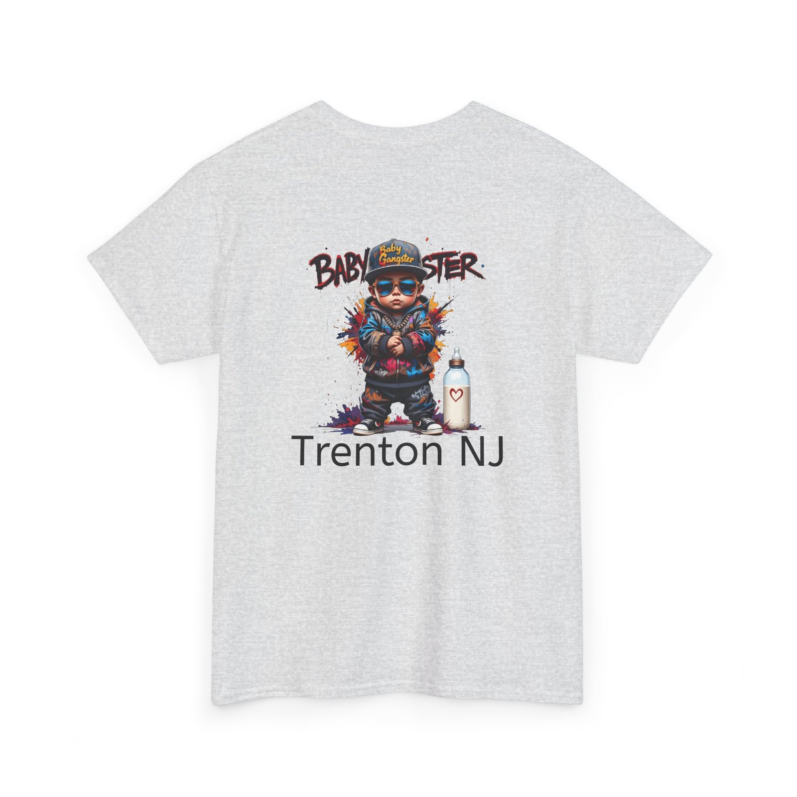 T-Shirt — "Baby Gangster" Trenton NJ Graphic Tee - Image 8