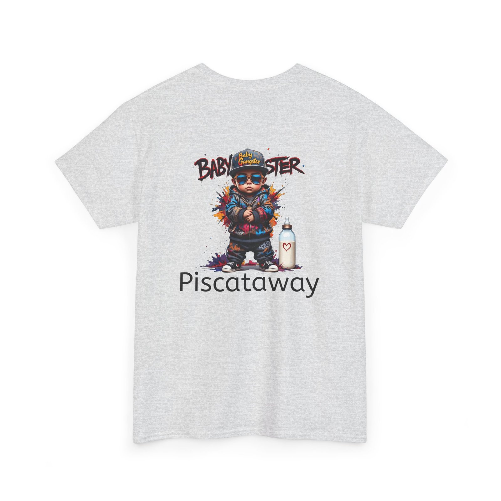 Baby Gangster 'Piscataway' Graphic Tee — Retro Streetwear Gangster Character T‑Shirt - Image 6