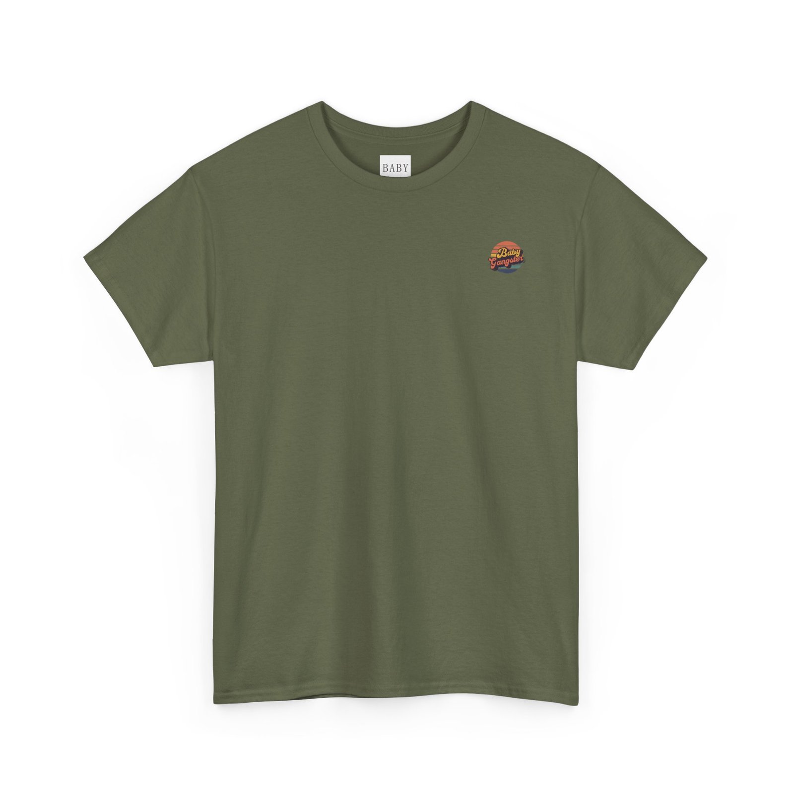 Baby Gangster Military Unisex Heavy Cotton Tee - Image 3