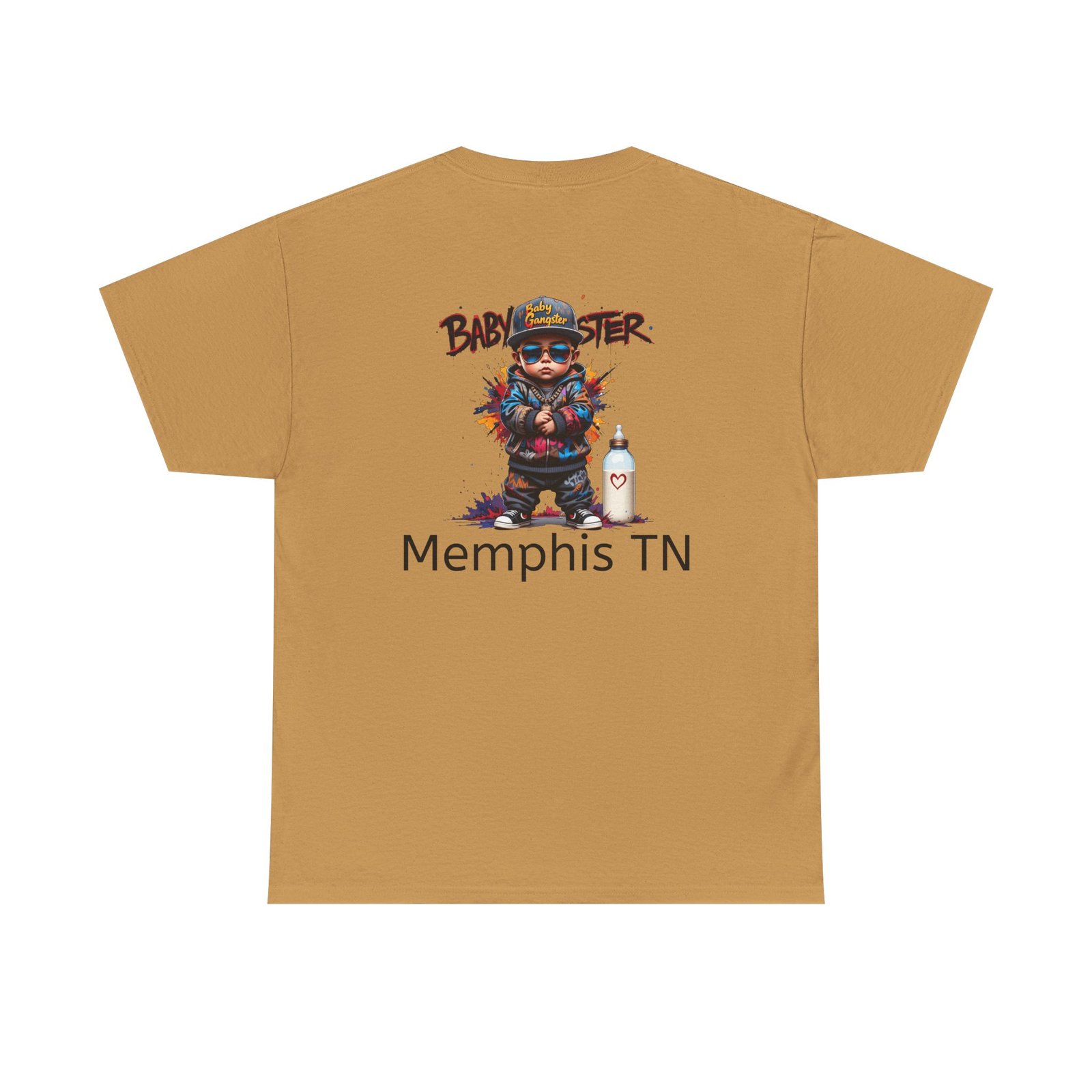 Baby Gangster Memphis TN Graphic Tee — Retro Hip-Hop Baby Gangster Design - Image 22
