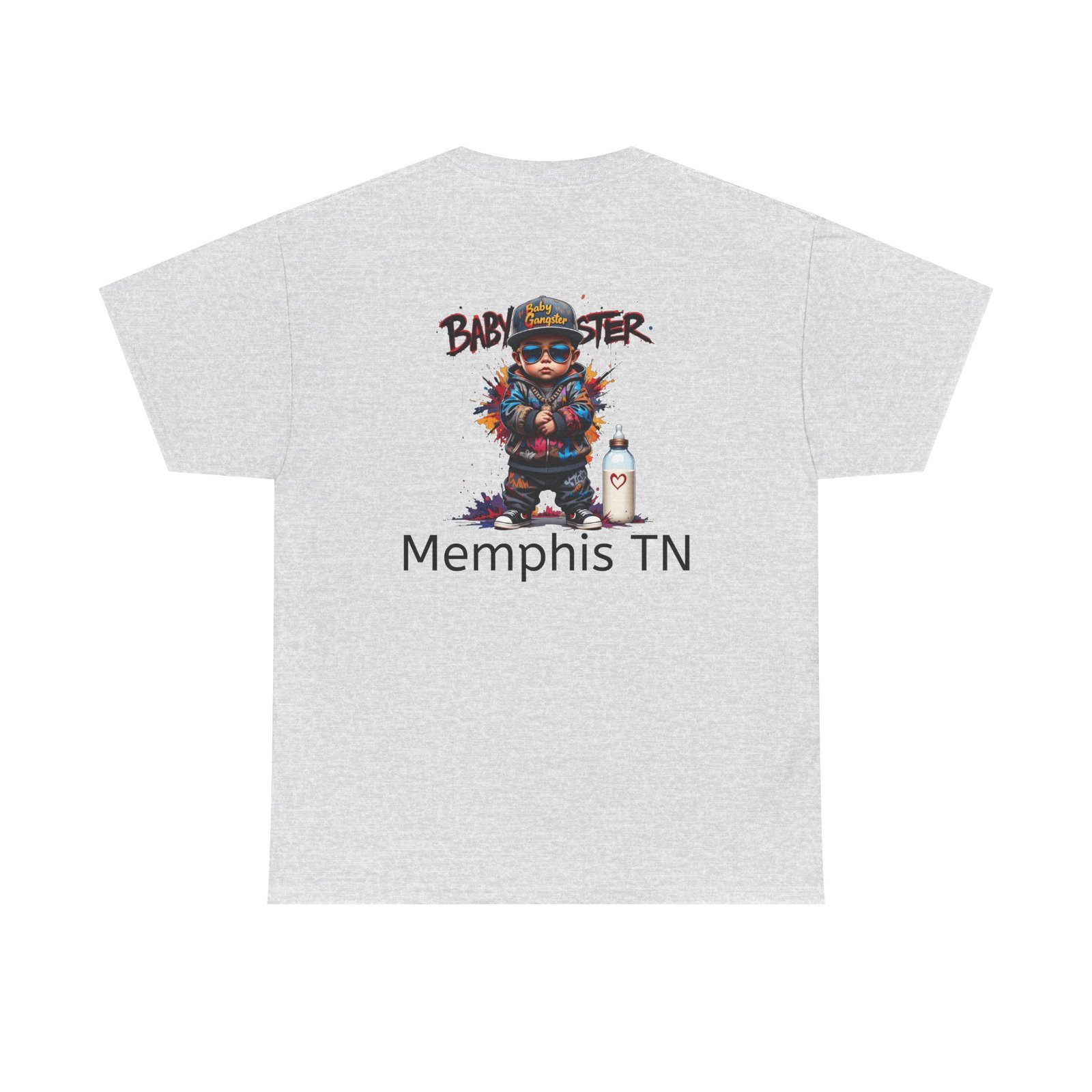 Baby Gangster Memphis TN Graphic Tee — Retro Hip-Hop Baby Gangster Design - Image 6