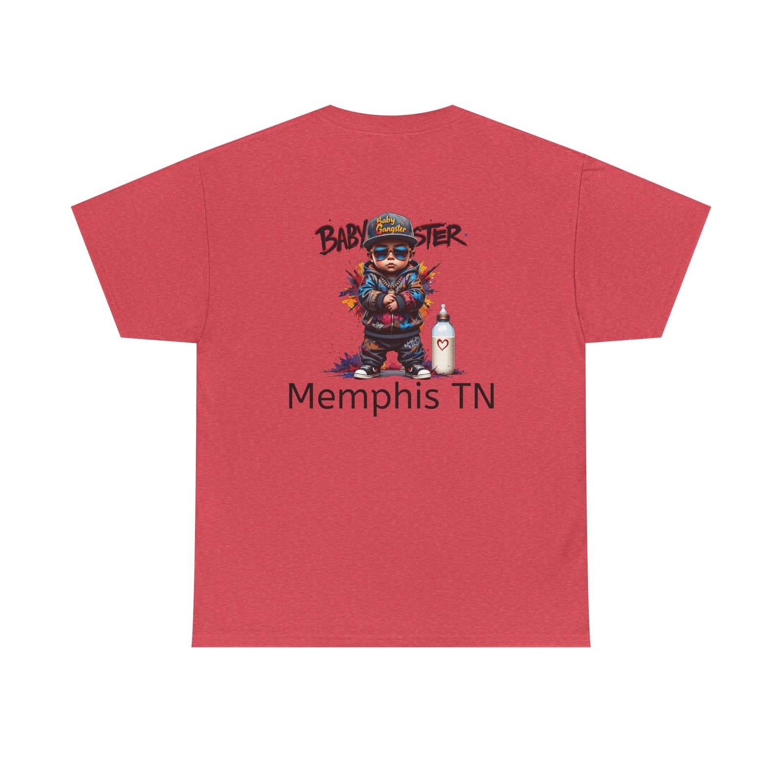 Baby Gangster Memphis TN Graphic Tee — Retro Hip-Hop Baby Gangster Design - Image 38