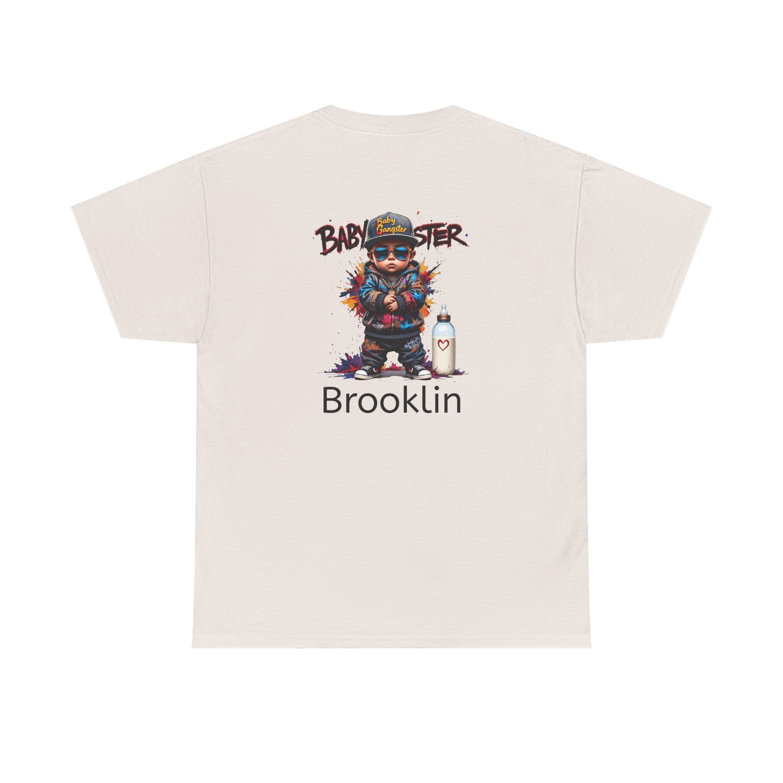 Brooklin Baby Gangster Tee — Graphic Gangster Streetwear T‑Shirt - Image 8