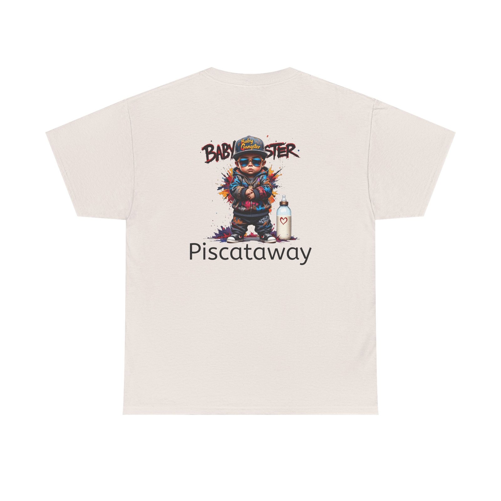 Baby Gangster 'Piscataway' Graphic Tee — Retro Streetwear Gangster Character T‑Shirt - Image 8