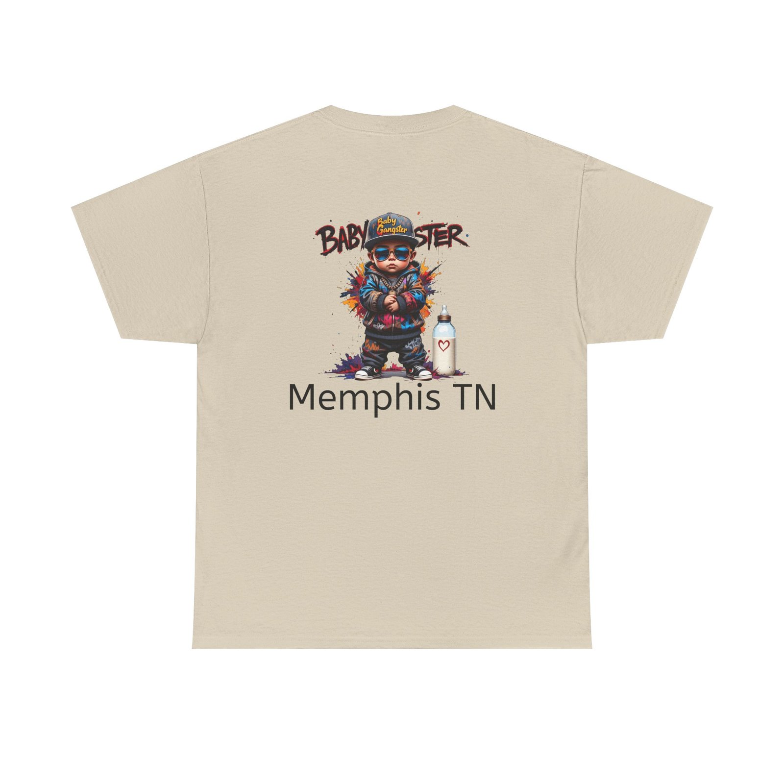 Baby Gangster Memphis TN Graphic Tee — Retro Hip-Hop Baby Gangster Design - Image 10