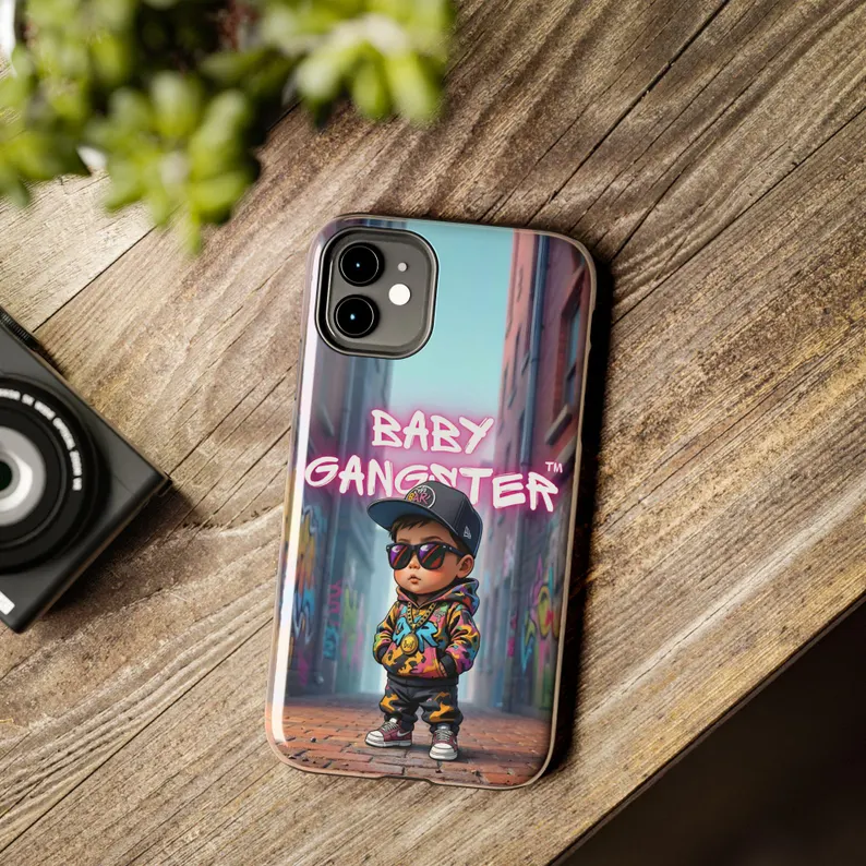 BABY GANGSTER™ Iphone Phone Case | Urban Graffiti Kid Character, Protective Tough Case - Image 7
