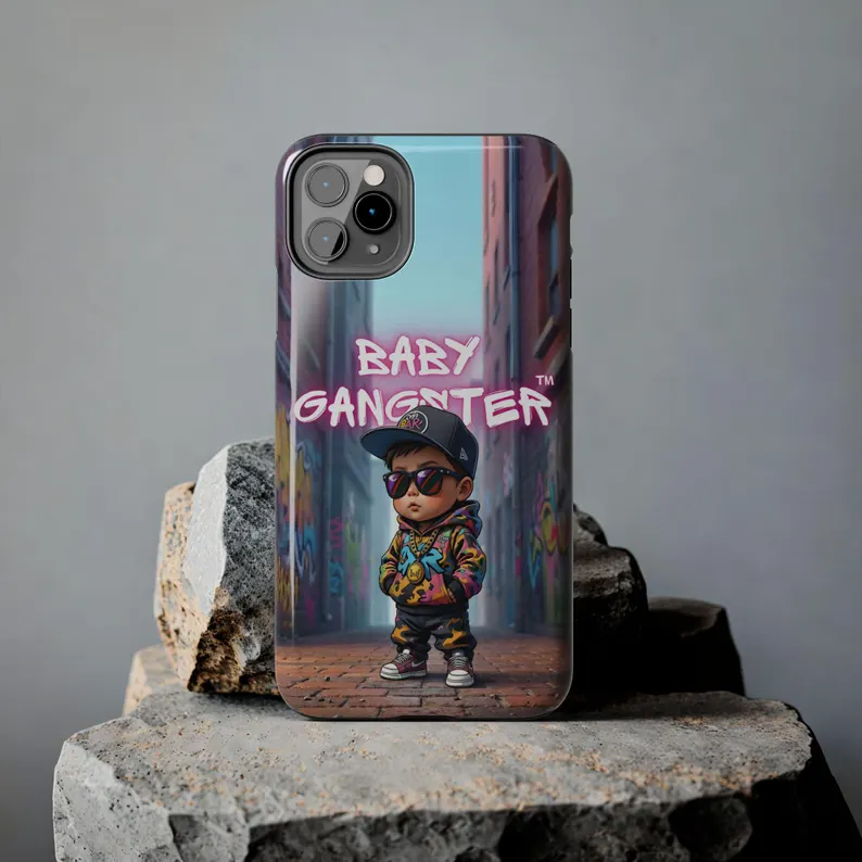 BABY GANGSTER™ Iphone Phone Case | Urban Graffiti Kid Character, Protective Tough Case - Image 2