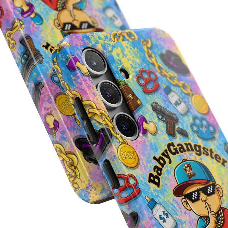 BABY GANGSTER™ Code of Silence Tough Andriod Cellphone Case | Cute Gangster Baby Design - Image 12