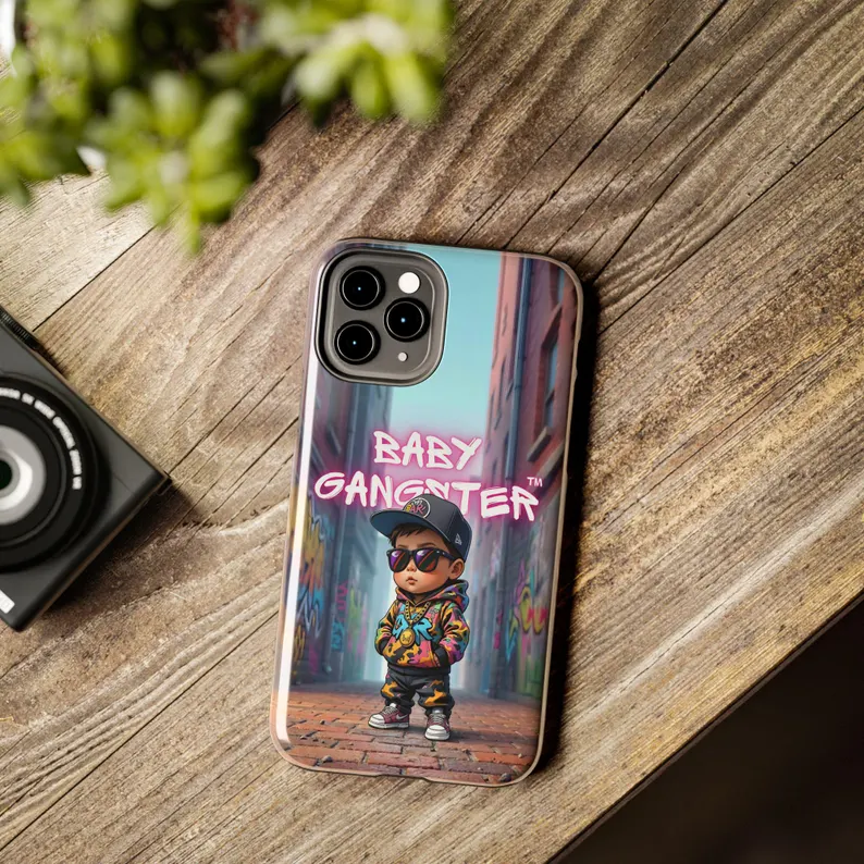 BABY GANGSTER™ Iphone Phone Case | Urban Graffiti Kid Character, Protective Tough Case - Image 3