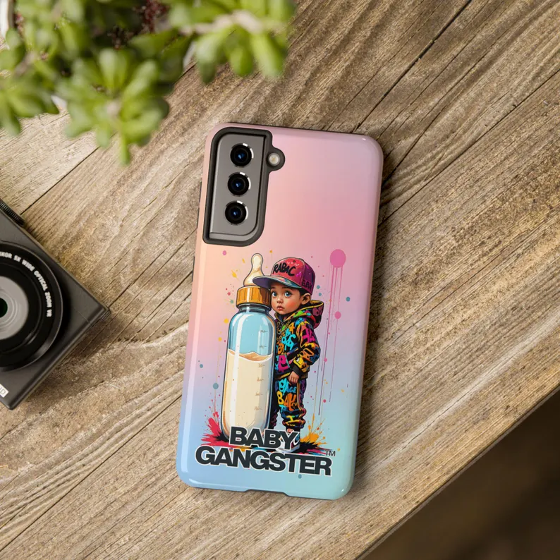 Baby Gangster art Andriod Cellphone case Phone Case, graffiti baby bottle design - Image 3